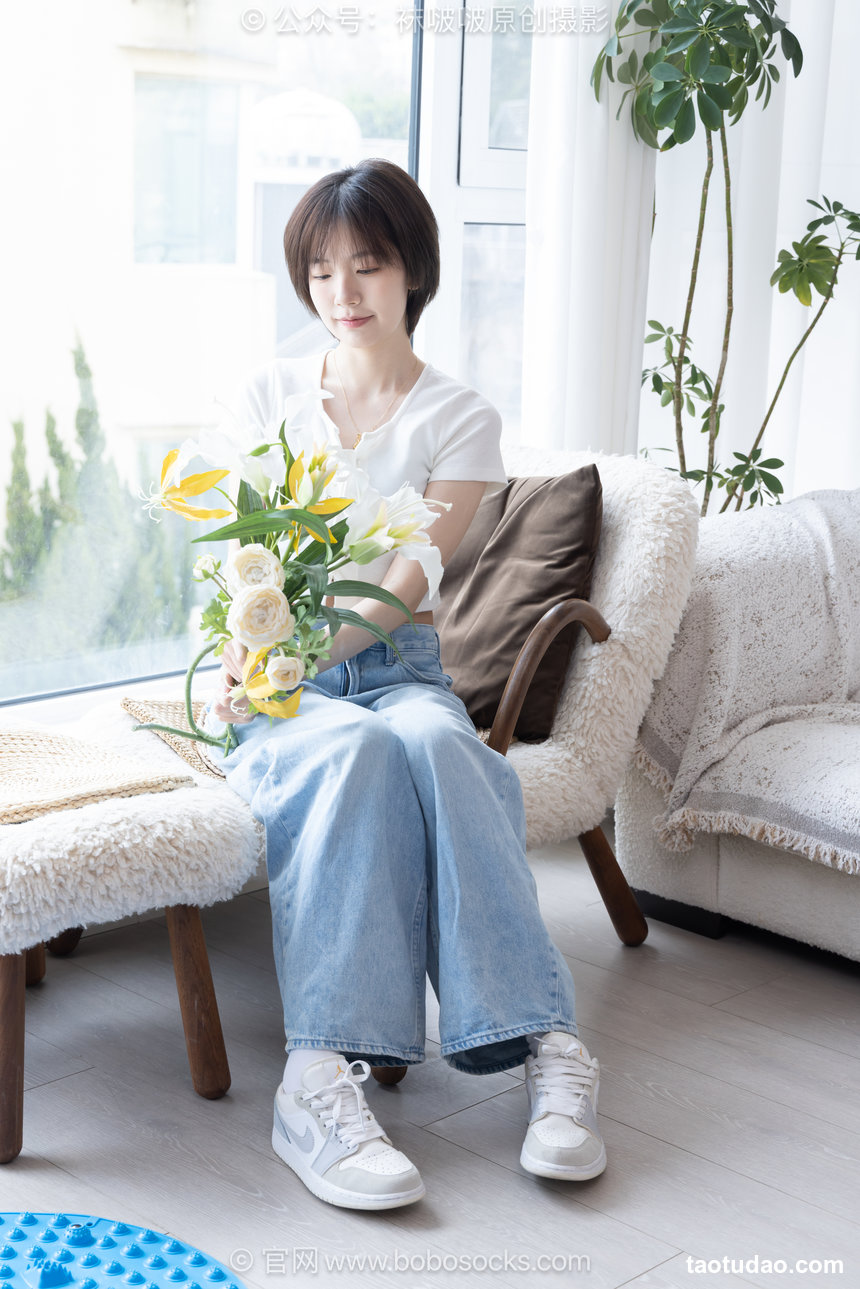 BoBoSocks袜啵啵 No.708 小甜豆-板鞋、纯白棉袜、裸足 [170P1V-6.27GB]