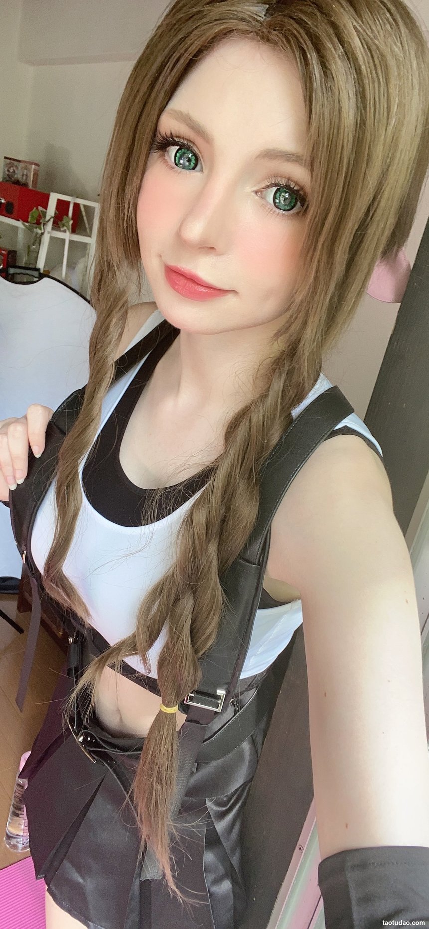 Peach milky -  Aerith Tifa Swap