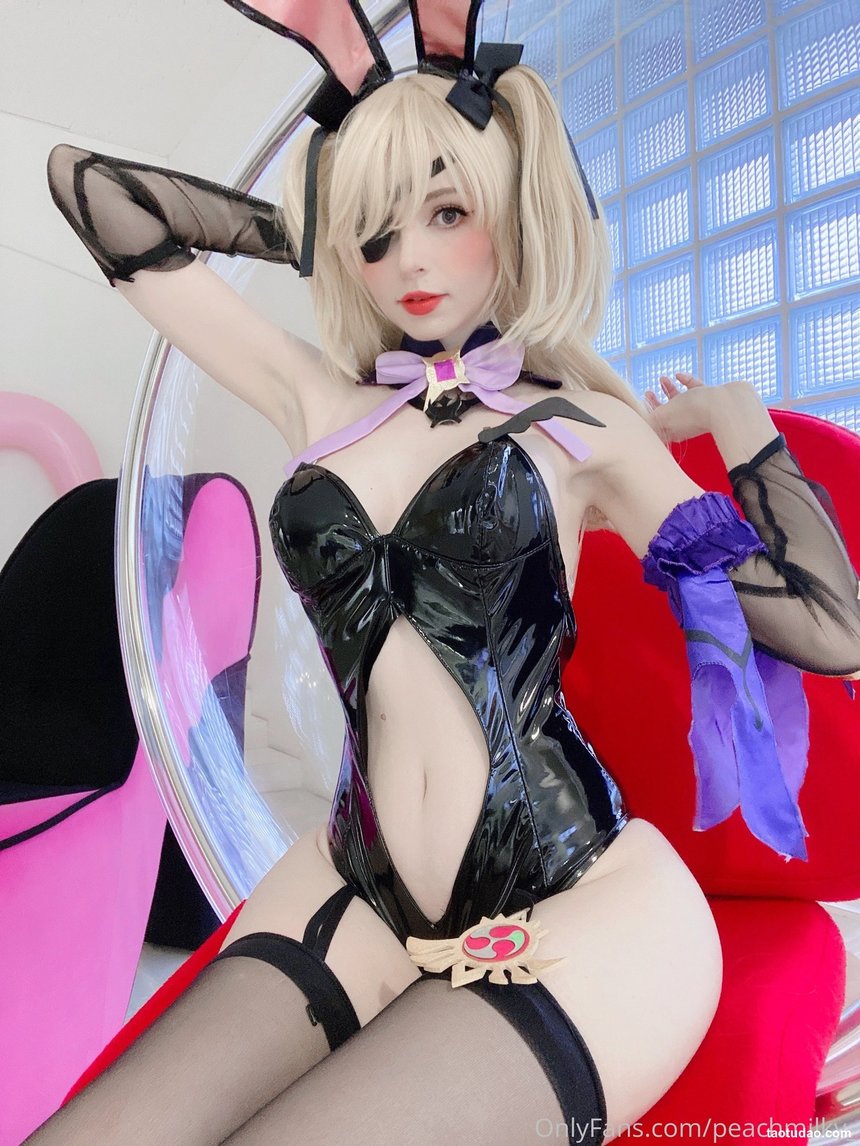 Peach milky -  Fischl Playboy Bunny Genshin Impact