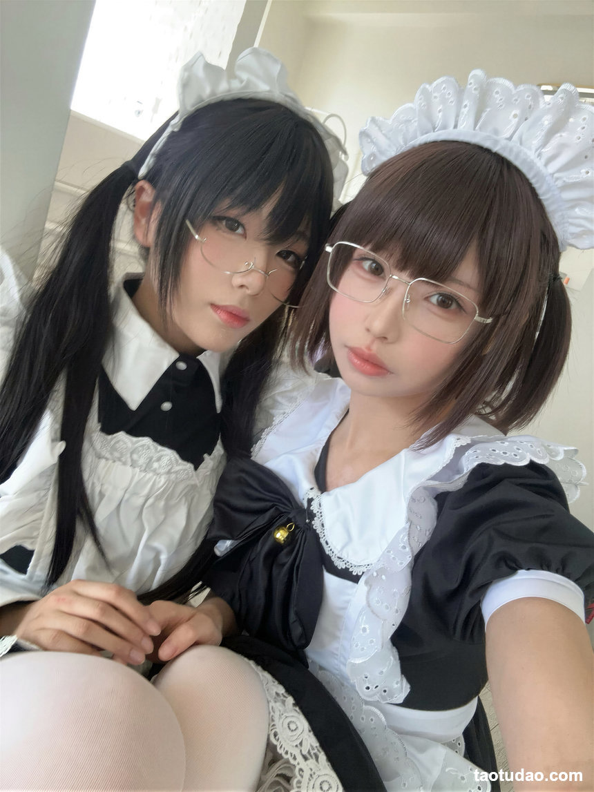 轩萧学姐 – &十万珍吱伏特 双人女仆