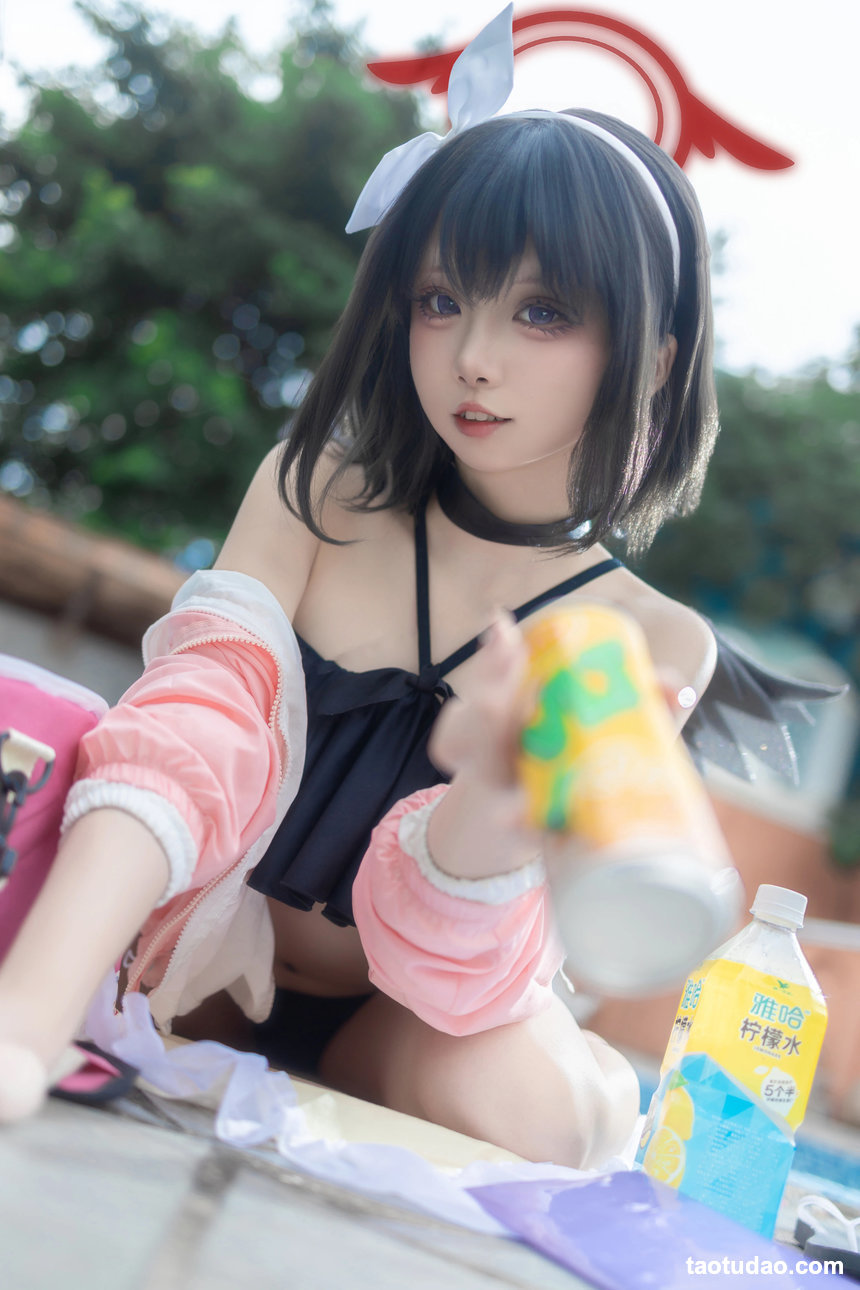 纸悦Etsu_ko –  蔚蓝档案 静山真白泳装