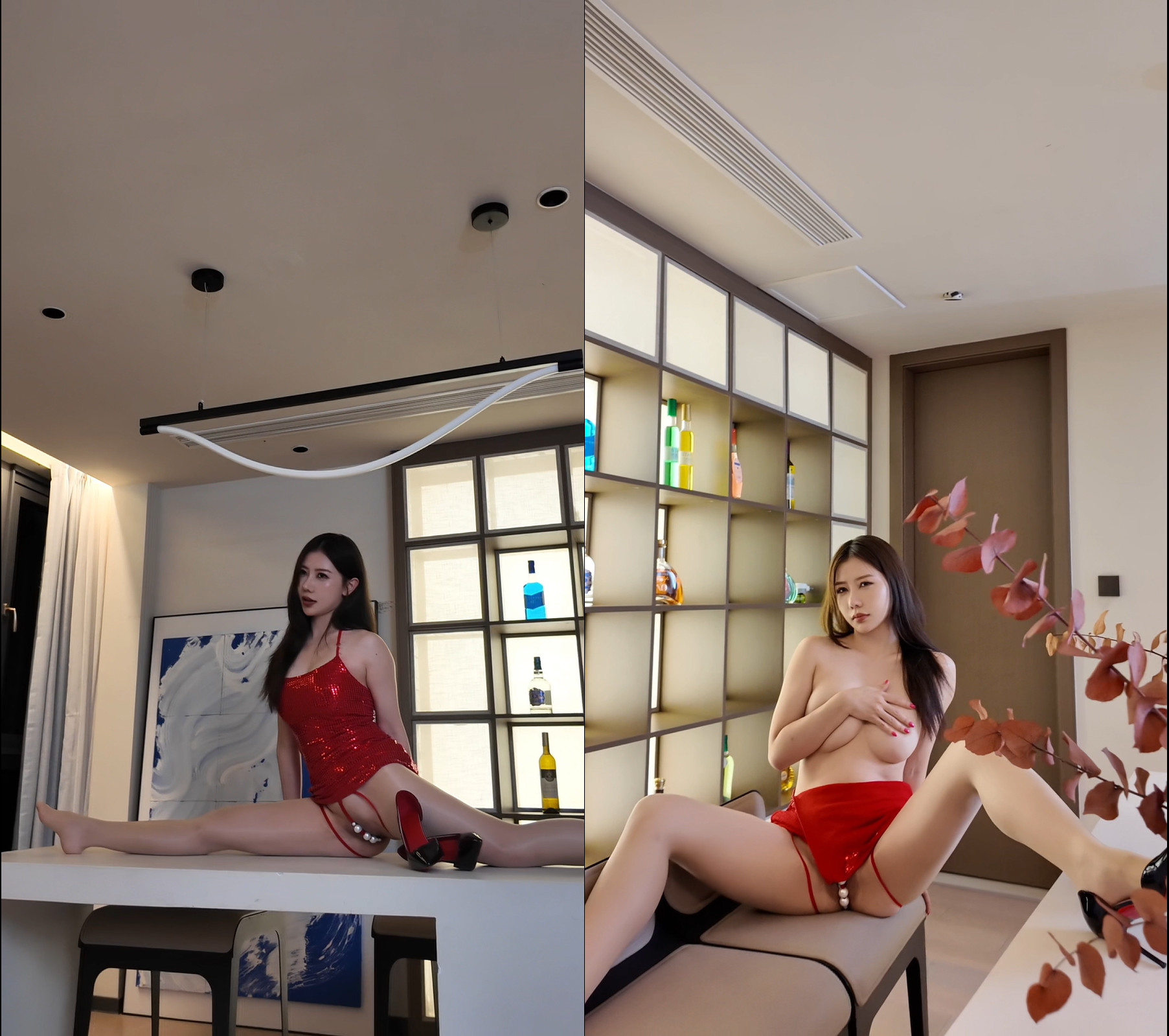 尹甜甜 醉酒红裙子 拍摄花絮 [82P+2V-2.67G]