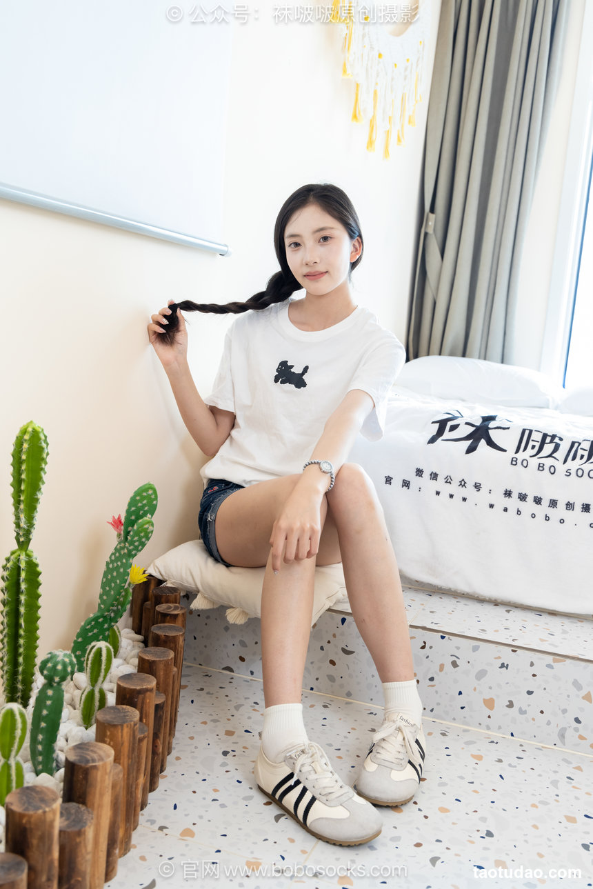 BoBoSocks袜啵啵 No.723 珍珠-德训鞋、纯白棉袜、裸足 [150P1V 5.45GB]