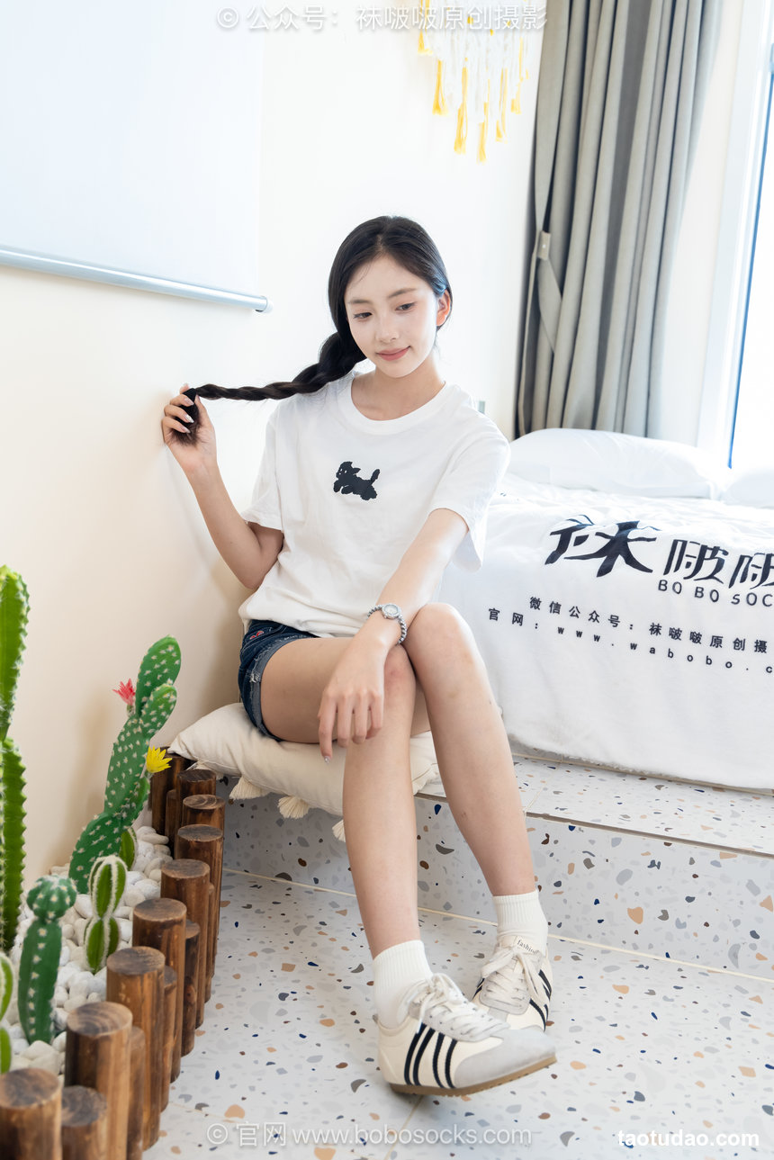 BoBoSocks袜啵啵 No.723 珍珠-德训鞋、纯白棉袜、裸足 [150P1V 5.45GB]