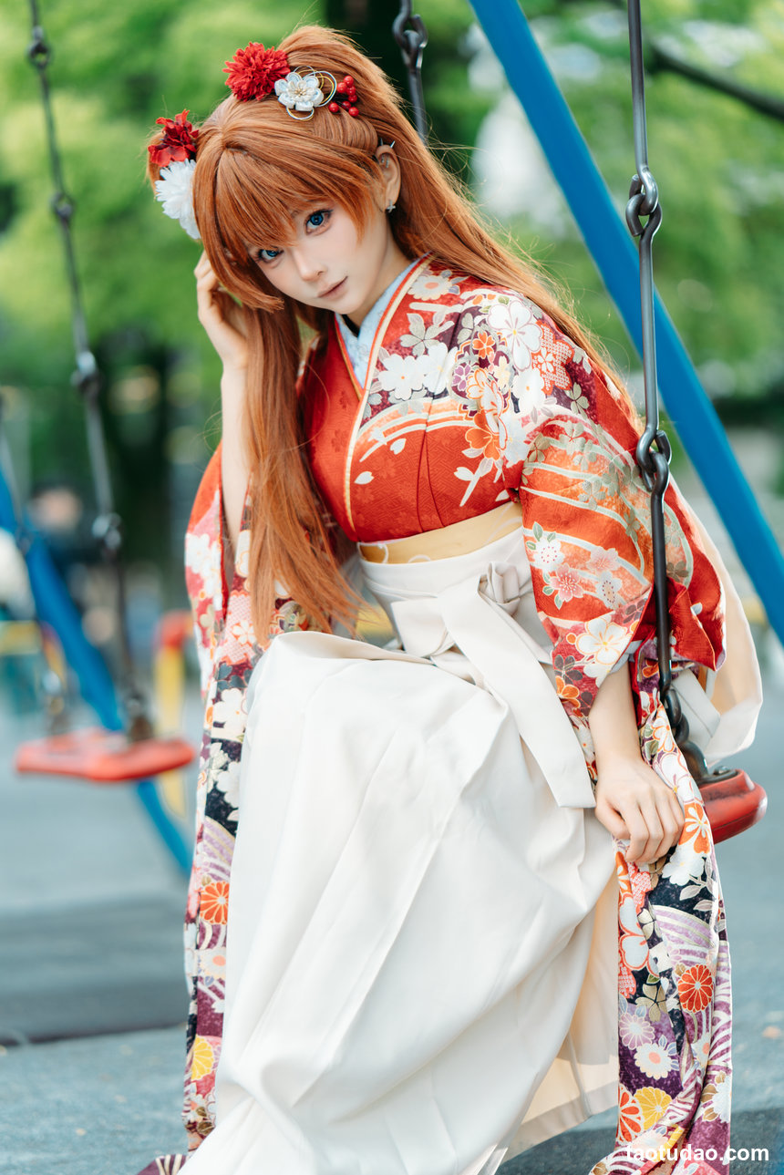 蠢沫沫 – No.443 EVA明日香和服