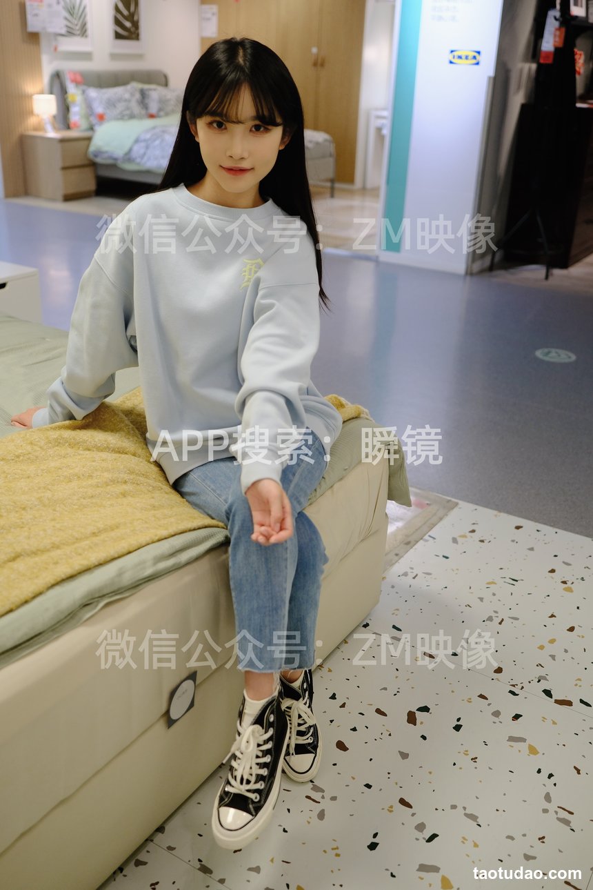 [织梦映像]NO.080 清雅极简-帆布清风少女时