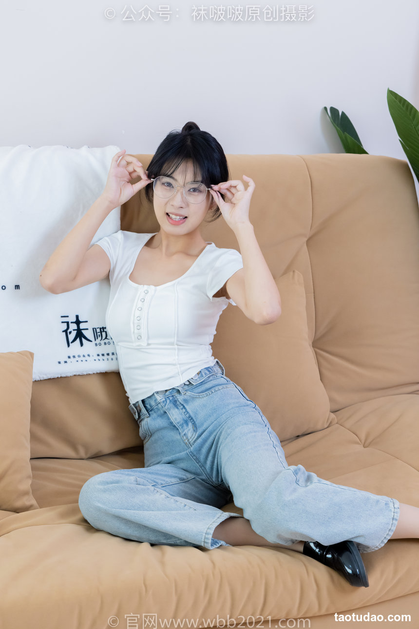 BoBoSocks袜啵啵 积分限定作品042 奶油-皮鞋、白船袜、薄肉丝、船袜