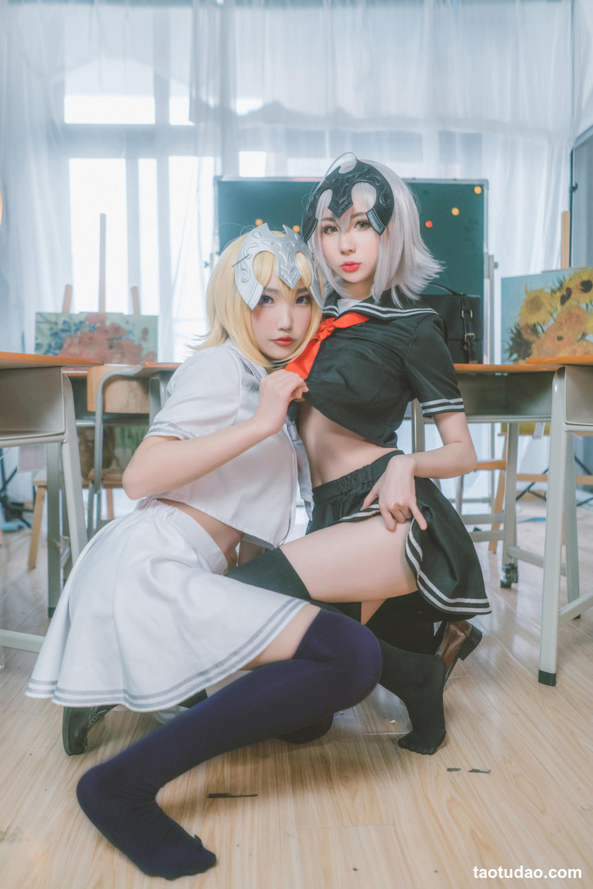 西园寺南歌 – NO.054 黑白贞德 JK制服