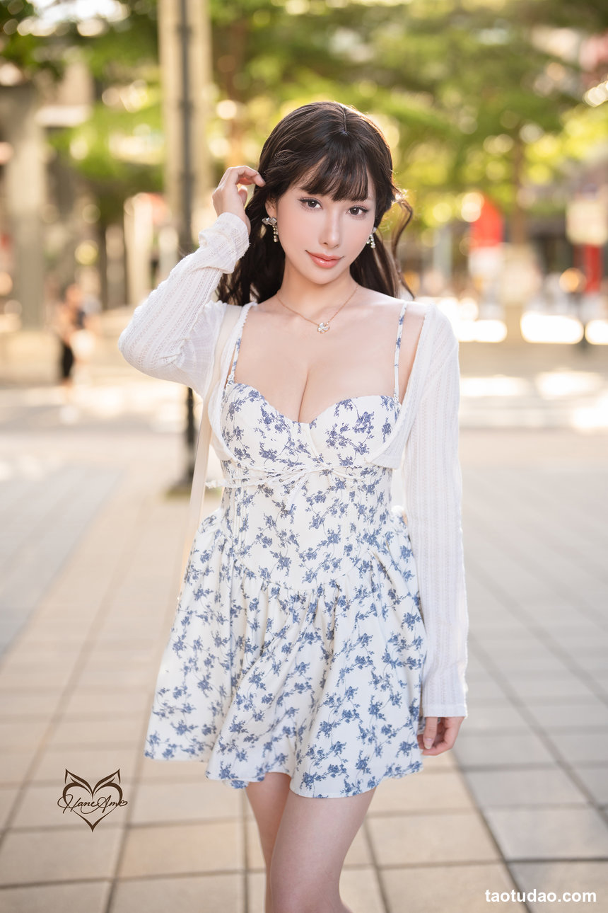 雨波HaneAme –  2026年08月订阅 Original Cinema Day Dress lingerie 夏日碎藍