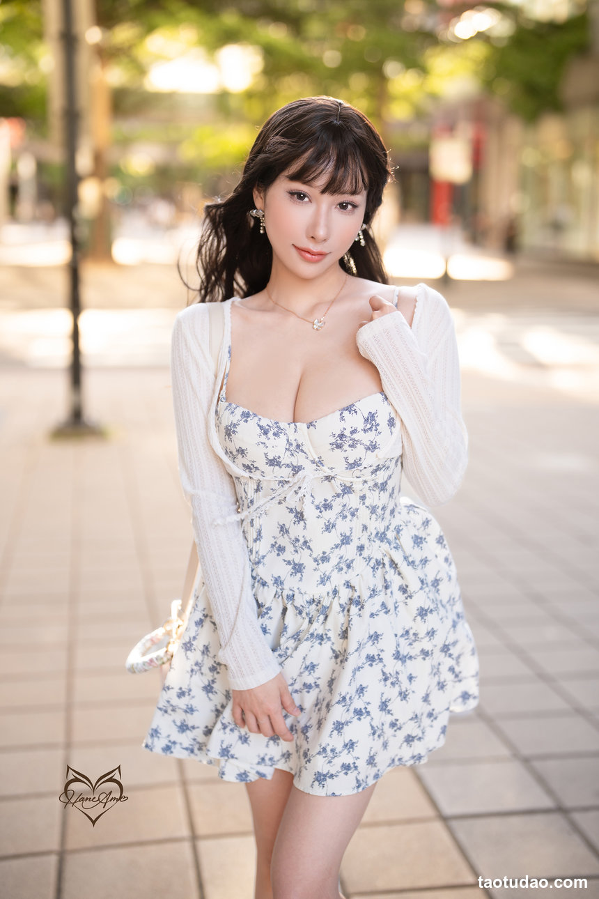 雨波HaneAme –  2026年08月订阅 Original Cinema Day Dress lingerie 夏日碎藍