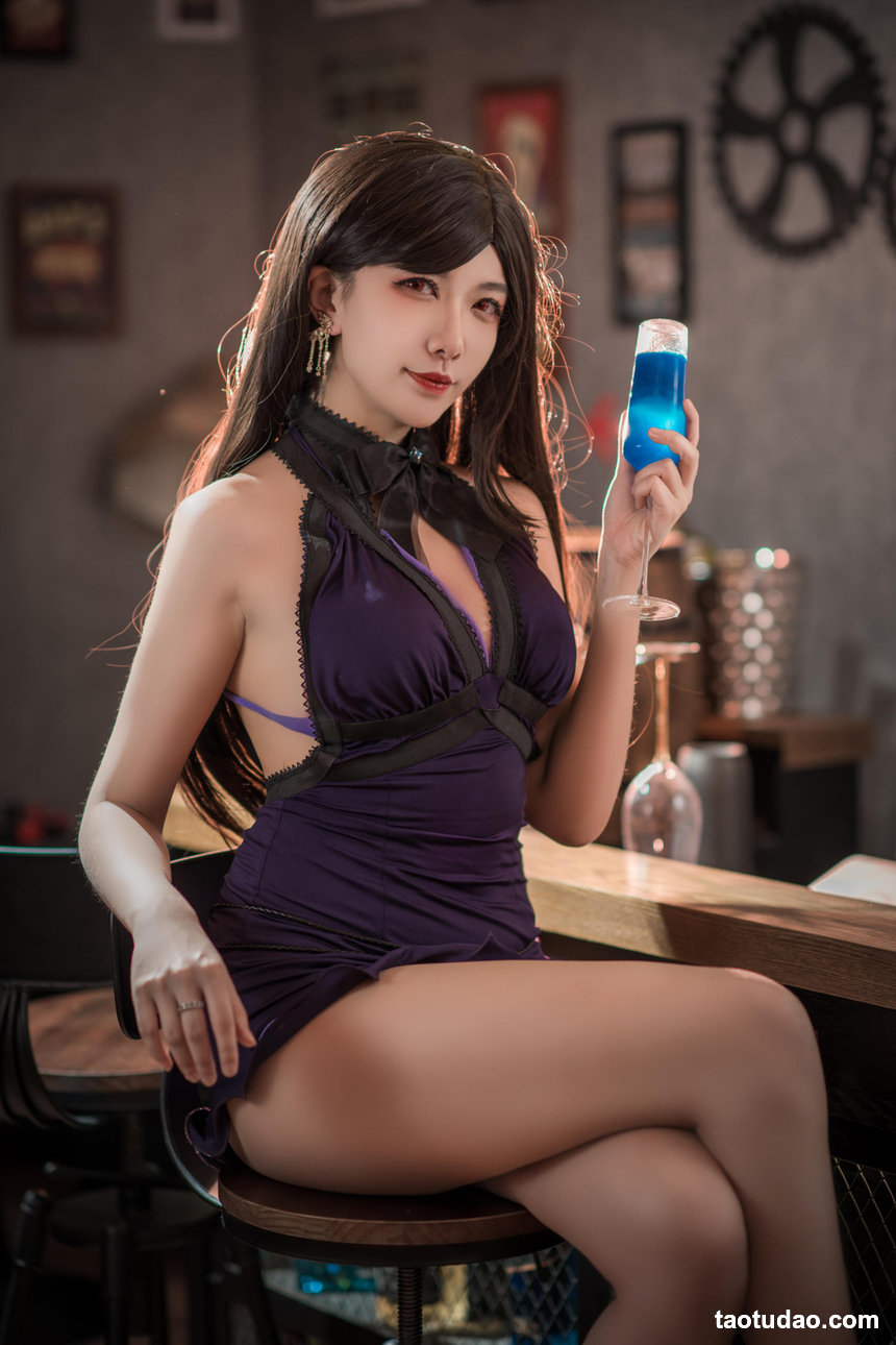 源纱希喵喵喵 – NO.038 蒂法礼服