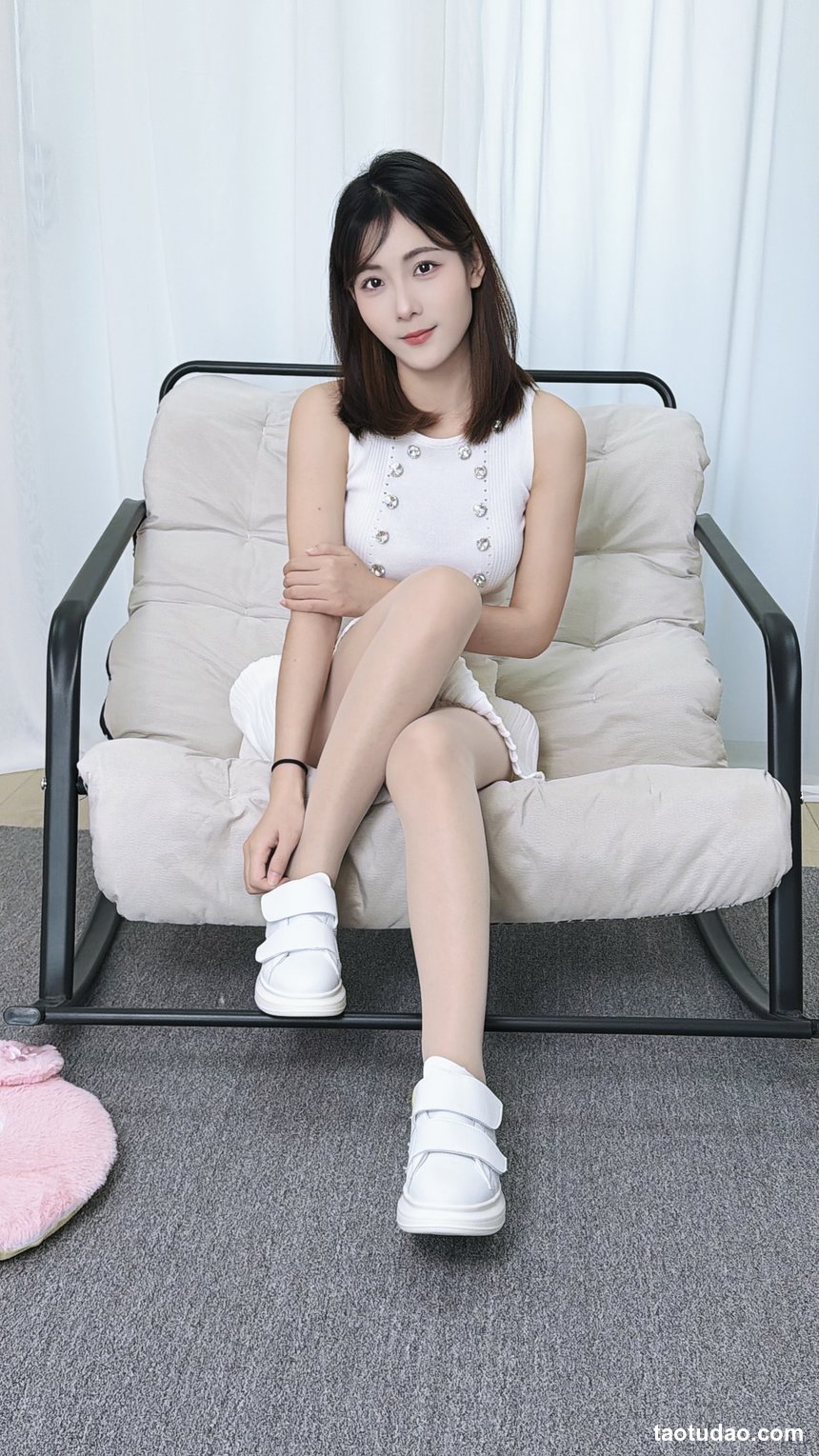 丝韵摄影 NO.3398 布丁 清新淡紫色短袖包臀连衣裙