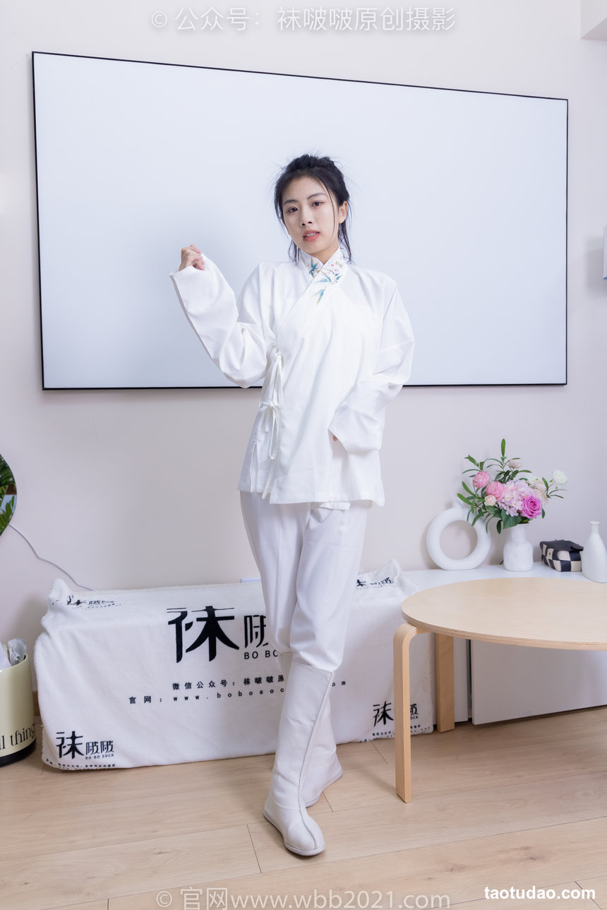 BoBoSocks袜啵啵 积分限定作品032 奶油-古装、古装靴、厚白丝