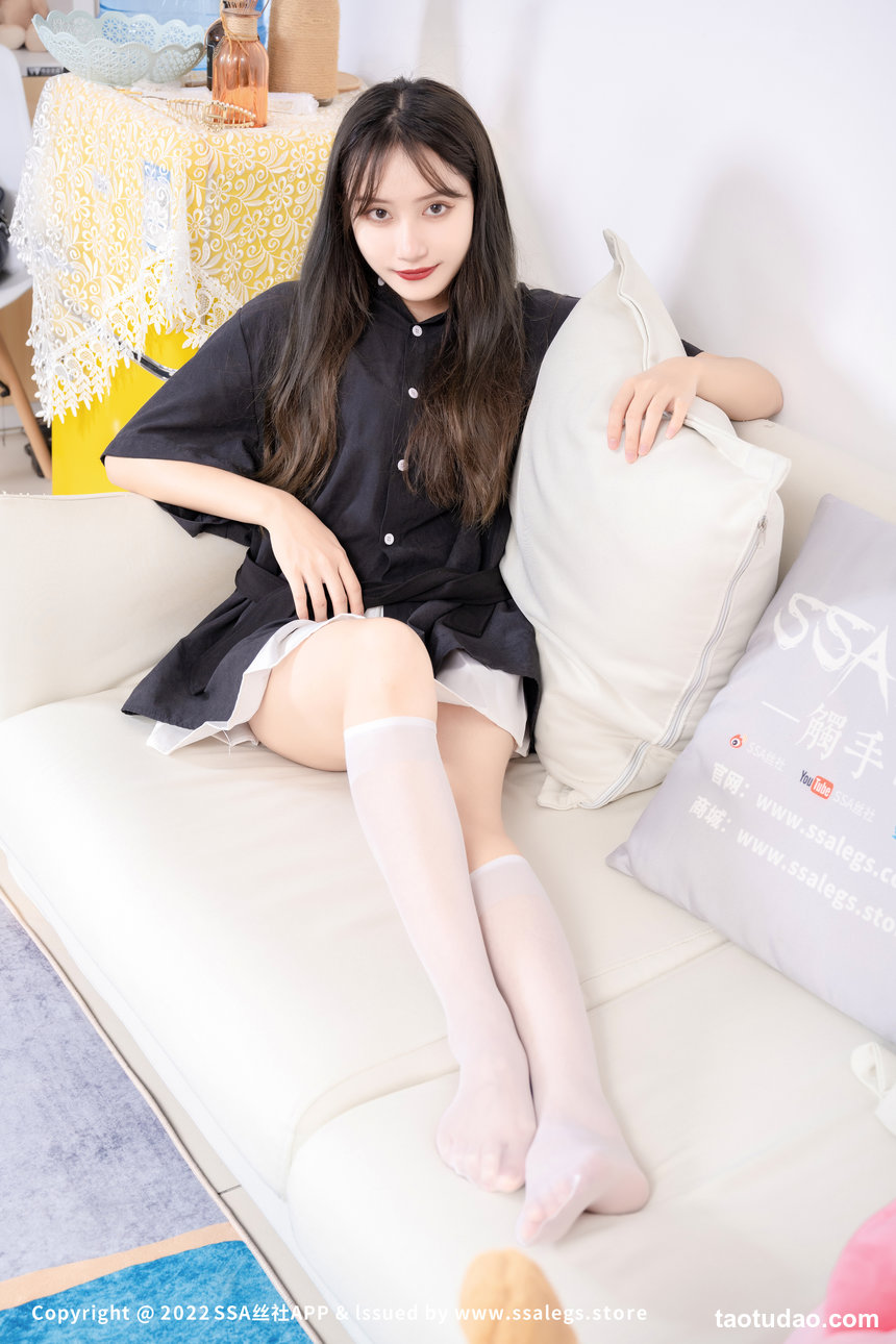 [SSA丝社]超清写真 NO.1267 素人 黑色衬衣（下）