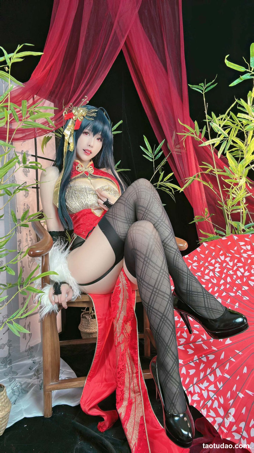 miko酱ww – NO.113 大凤旗袍