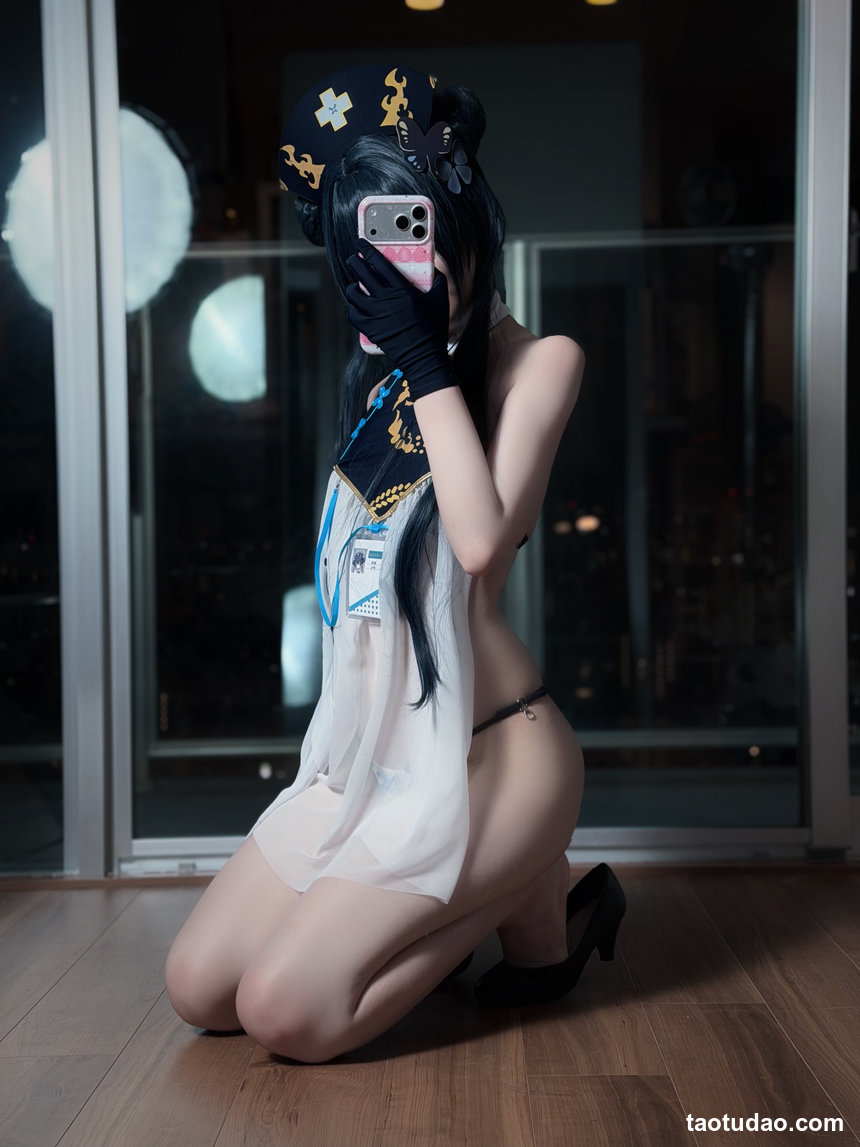 幼愛Youmeko – NO.047 kisaki see through dress with thongs 妃咲连衣裙丁字裤