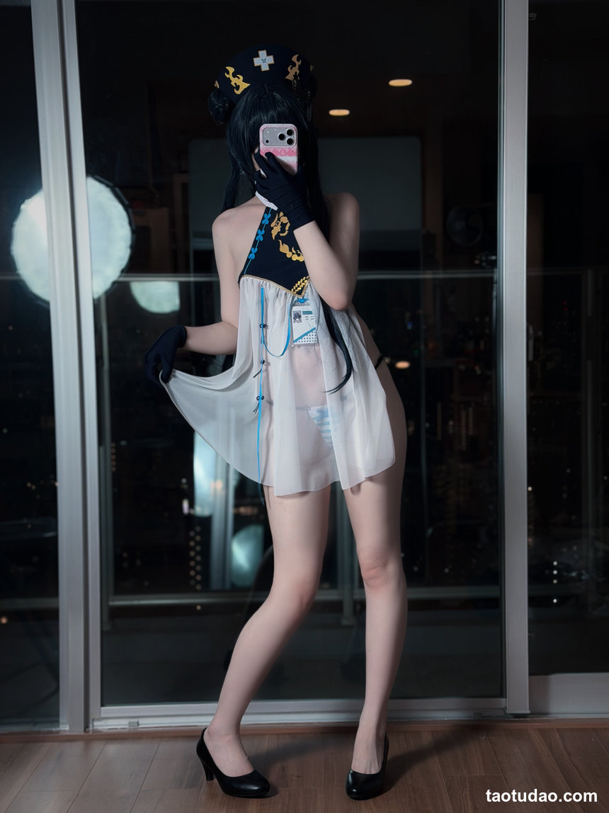 幼愛Youmeko – NO.047 kisaki see through dress with thongs 妃咲连衣裙丁字裤